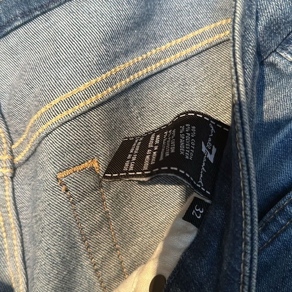 7 for all mankind straight leg jeans - Picture 4 of 4